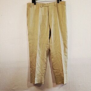 Calvin Klein Pants  Linen Dress Mens  Beige Lightweight Summer Career Cool  R 38